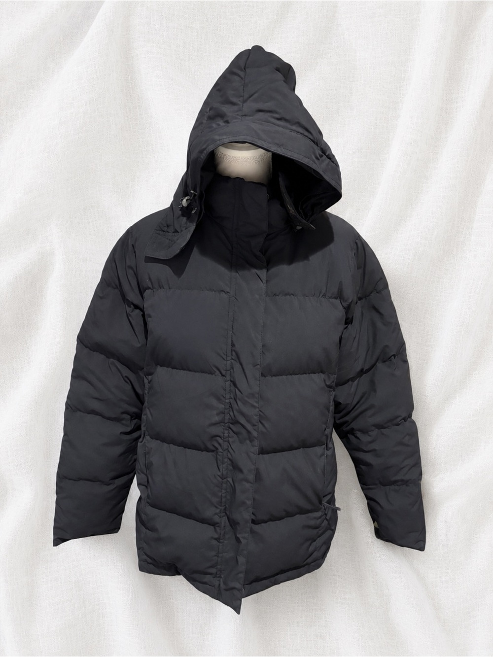 L.L Bean Black Hooded Puffer Jacket